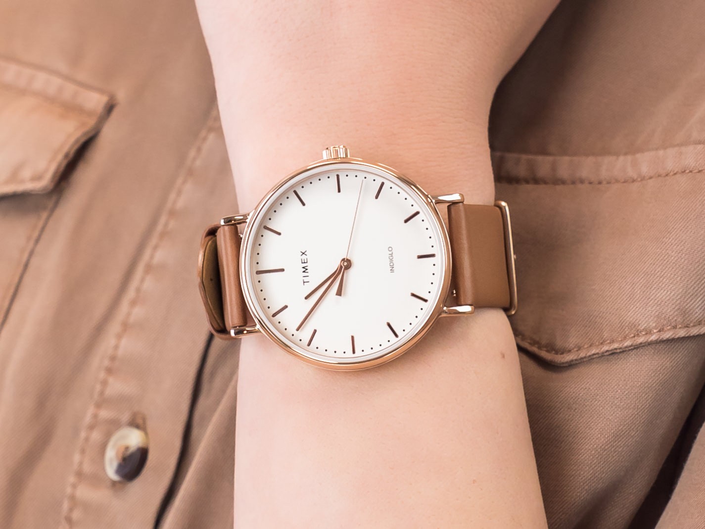 Timex TW2R26200 Fairfield zegarek damski klasyczny mineralne