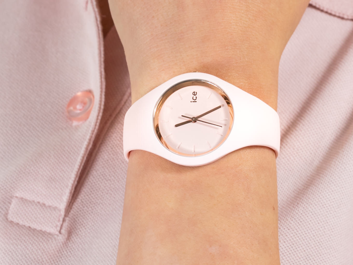 zegarek ICE Watch ICE.001065 różowy Ice-Glam Pastel