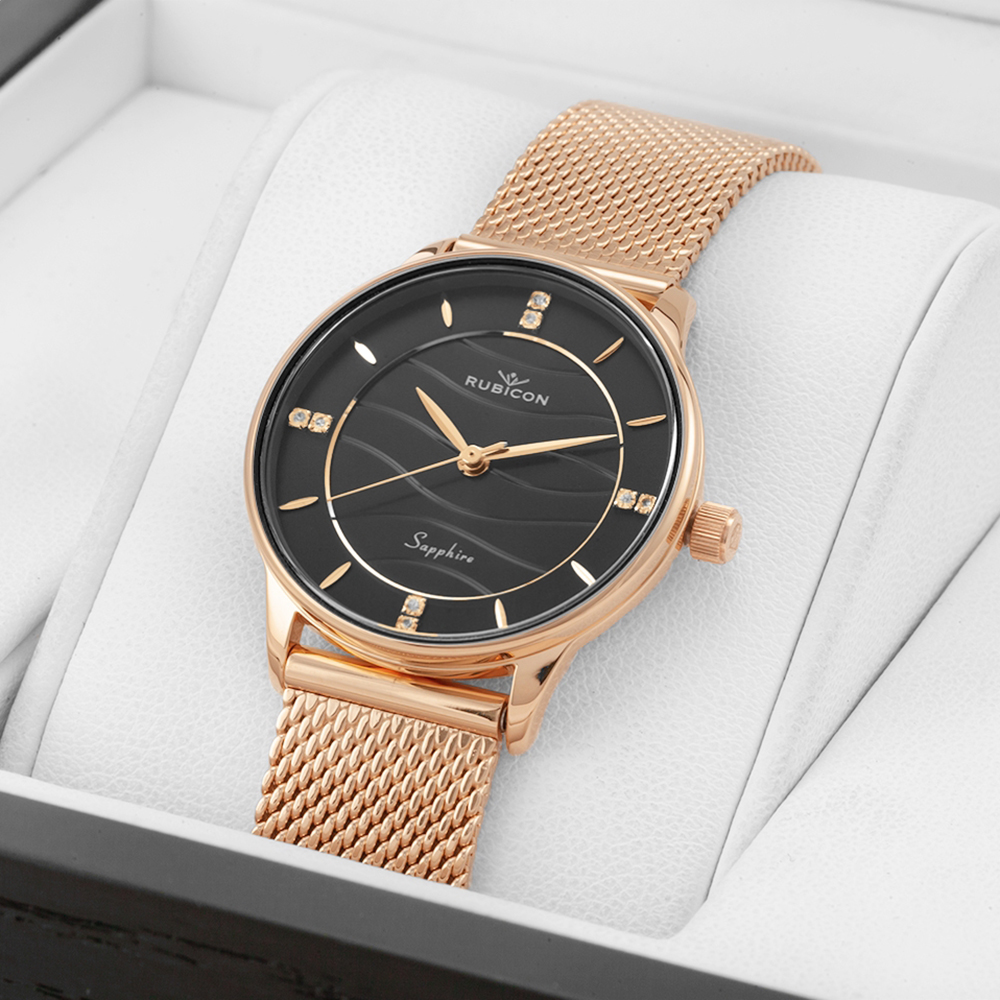 Rubicon RBN065 zegarek elegancki Bransoleta - miniatura 4