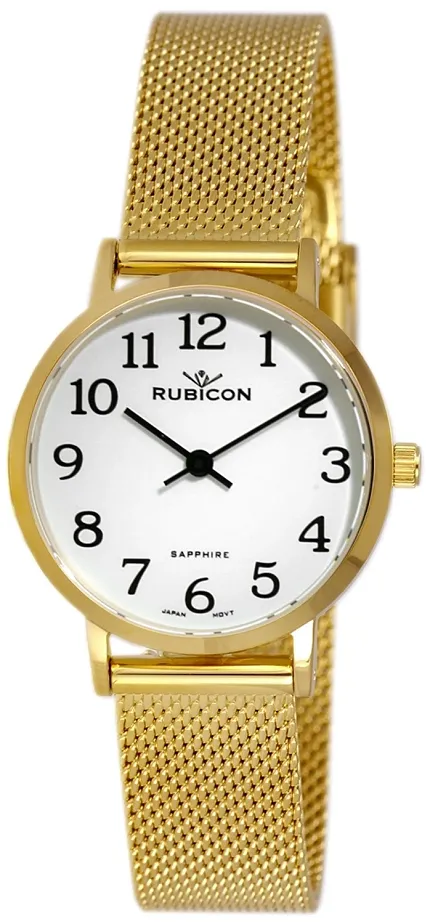 Rubicon RBN205 Bransoleta RNBD90 złoty biały - zdjęcie 1