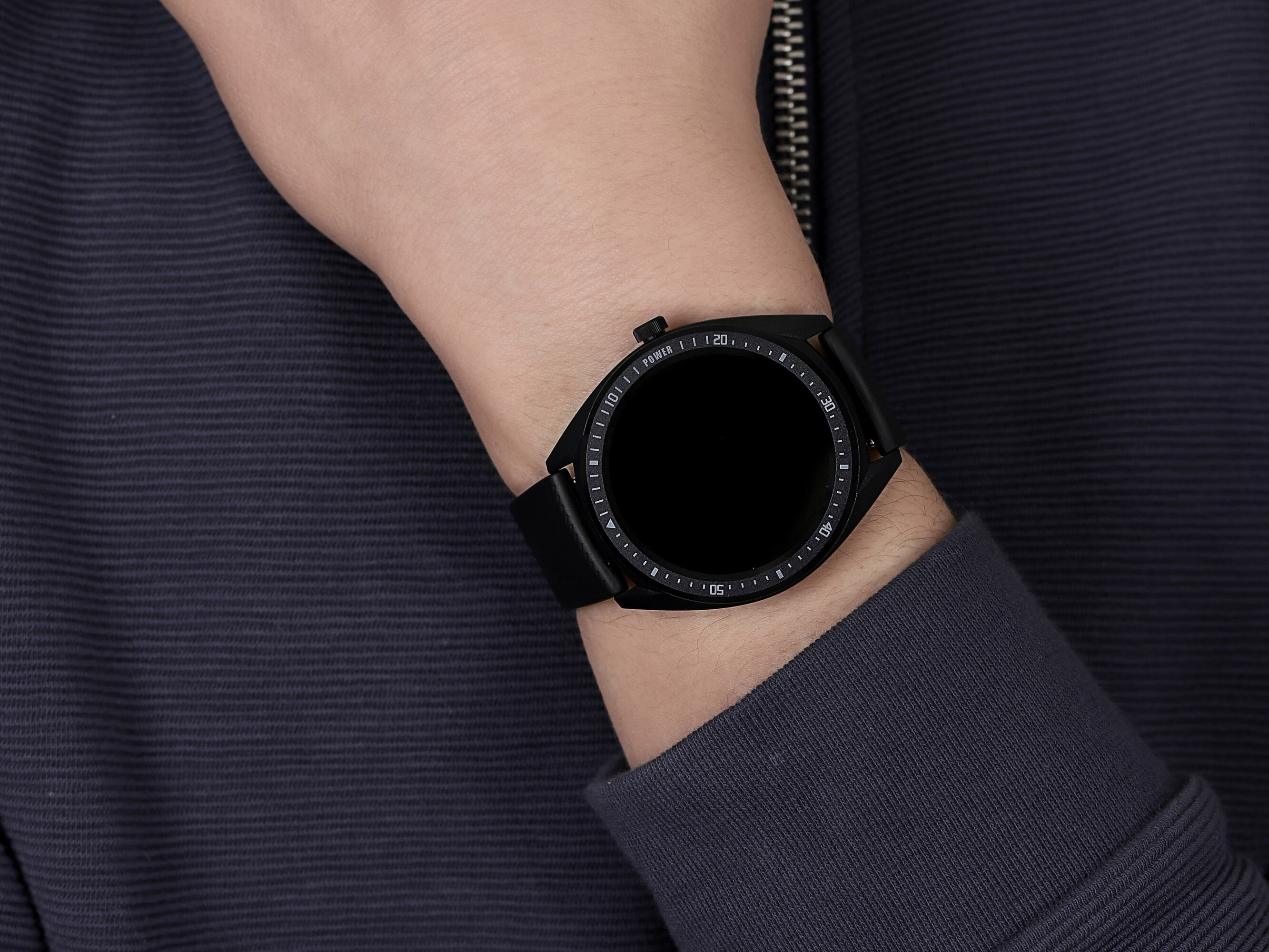 Rubicon RNCE55BIBX05AX zegarek czarny sportowy Smartwatch pasek