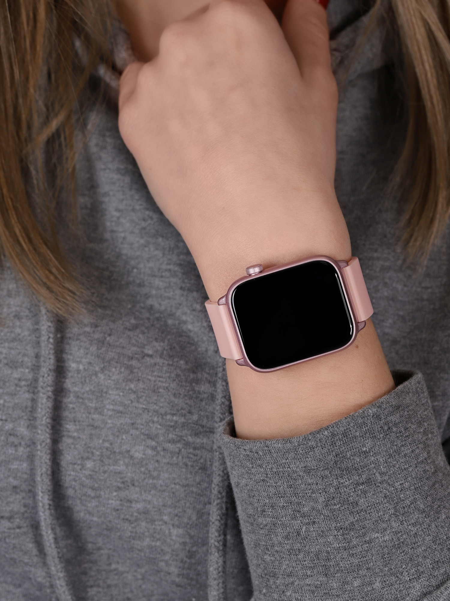 Rubicon RNCE56RIBX01AX zegarek różowy sportowy Smartwatch pasek - miniatura 3