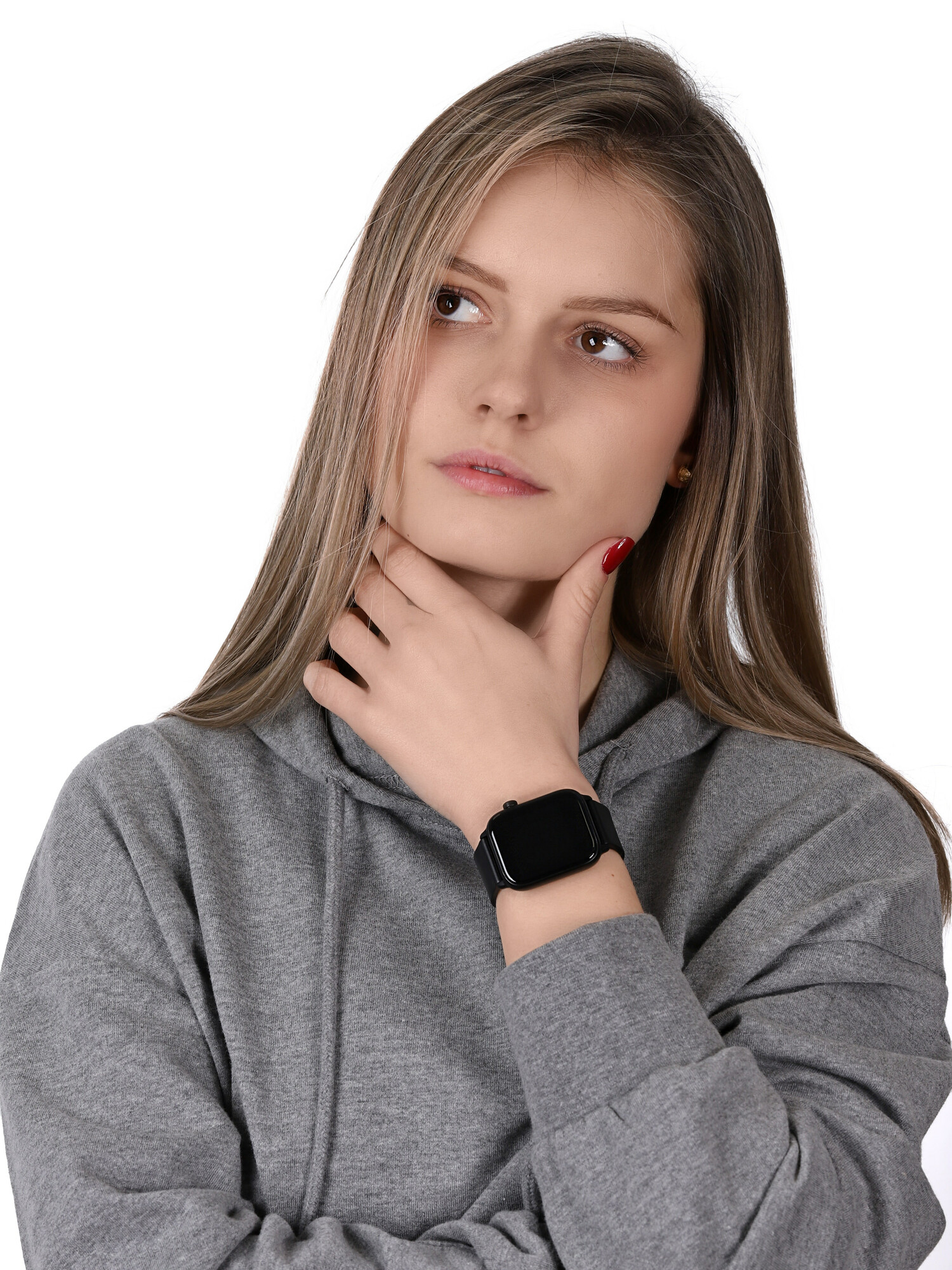 Rubicon RNCE57BIBX05AX zegarek czarny sportowy Smartwatch pasek