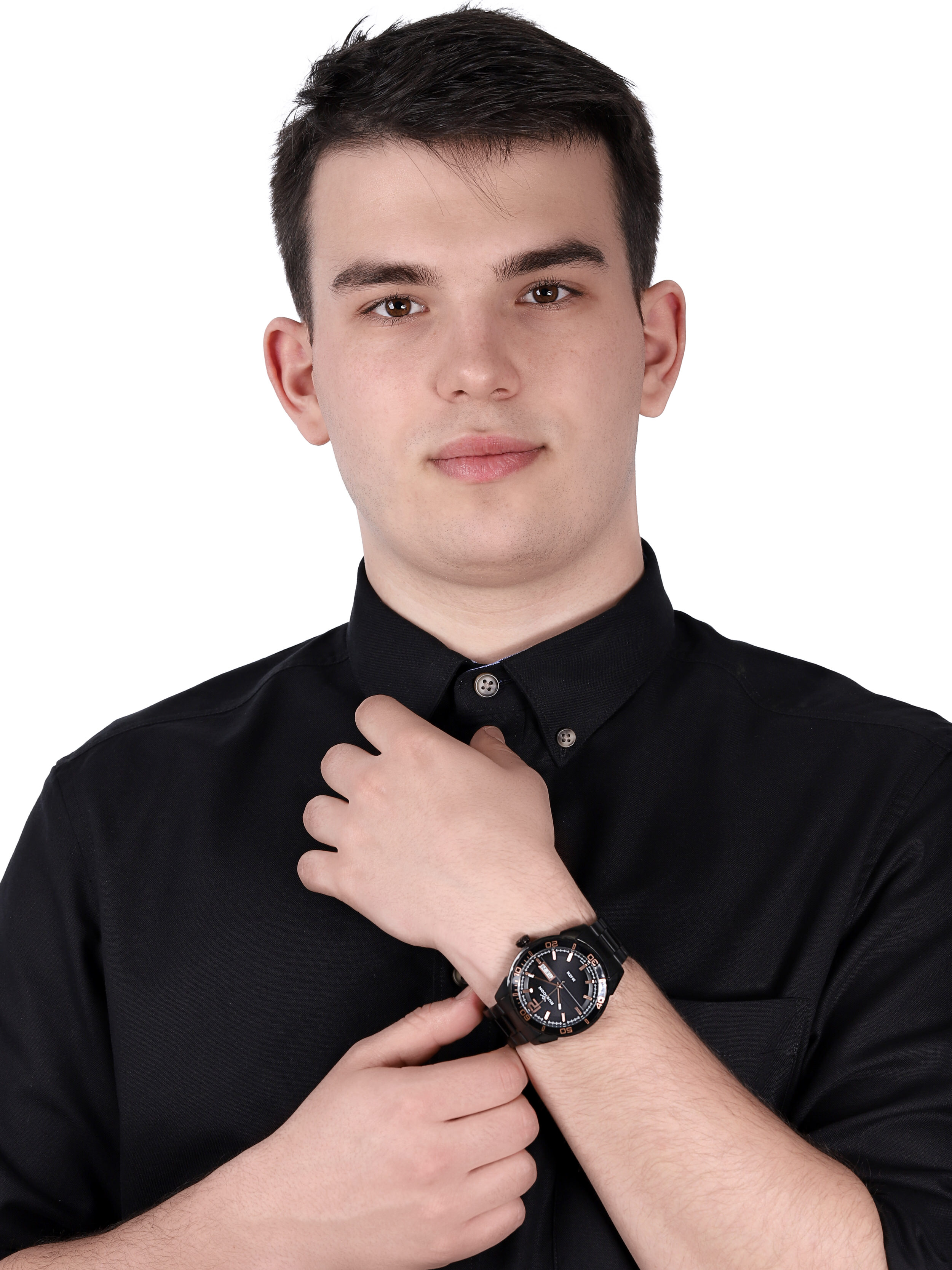 Rubicon RNDD81BMBX10BX męski zegarek Bransoleta bransoleta