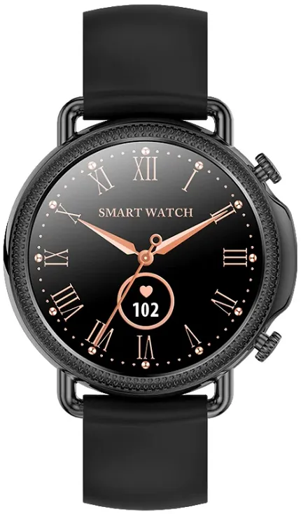 Rubicon SMARBN088 Smartwatch Rubicon RNBE74 czarny pasek - zdjęcie 1