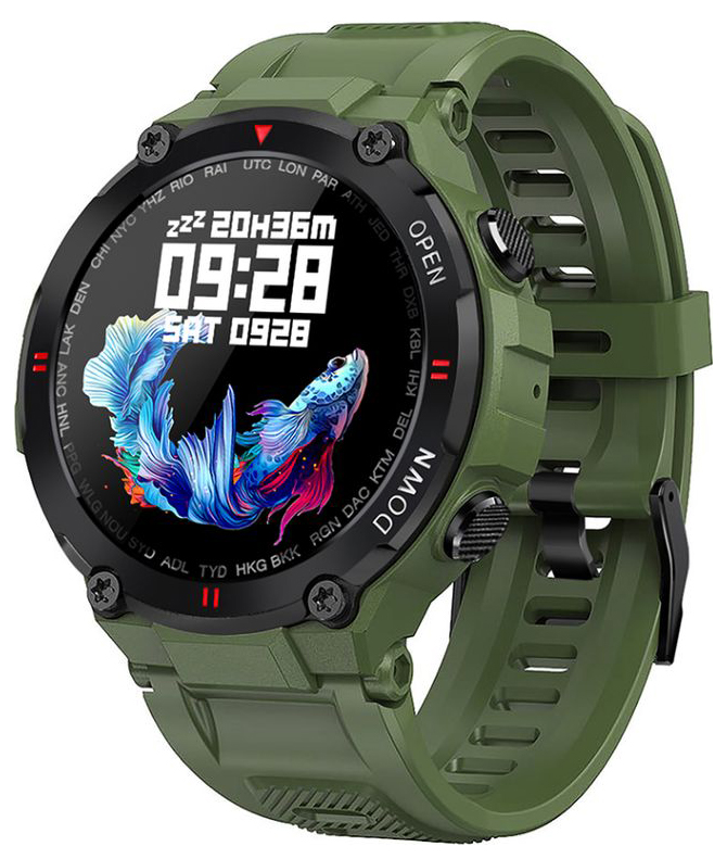 Rubicon Smartwatch Rubicon RNCE73 Zielony SMARNB085