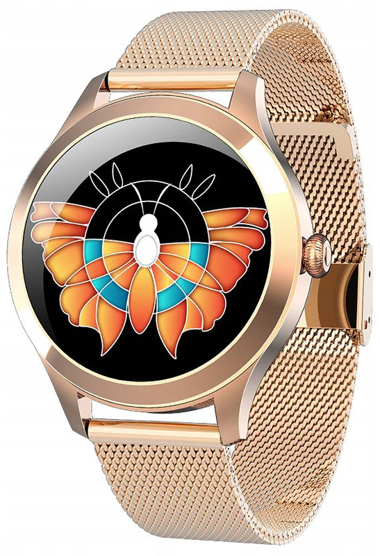Rubicon Smartwatch Rubicon RNBE37 PRO różowe złoto SMARUB046
