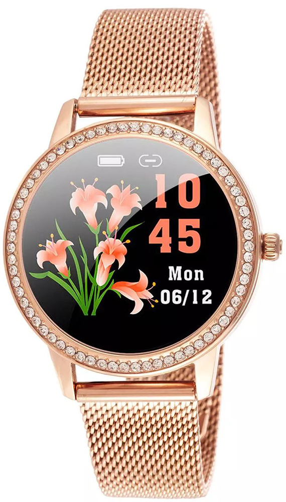 Rubicon Smartwatch Rubicon RNBE63 różowe złoto SMARUB052