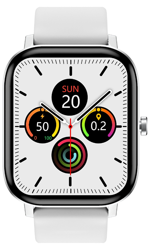 Rubicon Smartwatch Rubicon RNCE67 srebrny SMARUB072