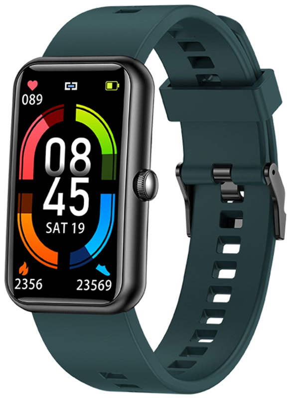 Rubicon Smartwatch Rubicon RNCE83 zielony czarny SMARUB139