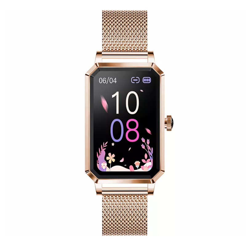 Rubicon SMARUB144 Smartwatch RNCE86 Różowe Złoto zegarek sportowy Smartwatch - miniatura 3