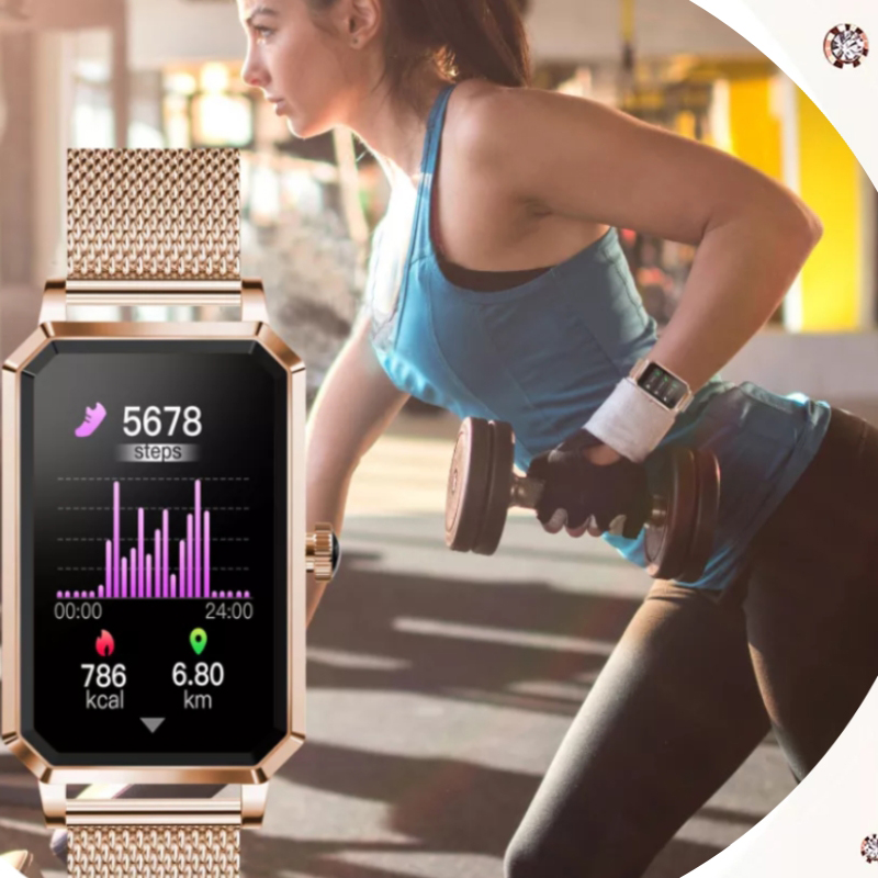 Rubicon SMARUB144 zegarek damski sportowy Smartwatch bransoleta - miniatura 10