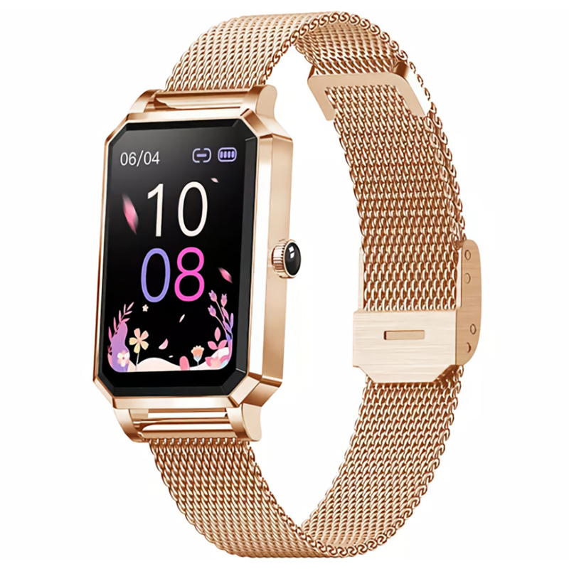 Rubicon SMARUB144 zegarek różowe złoto sportowy Smartwatch bransoleta - miniatura 5
