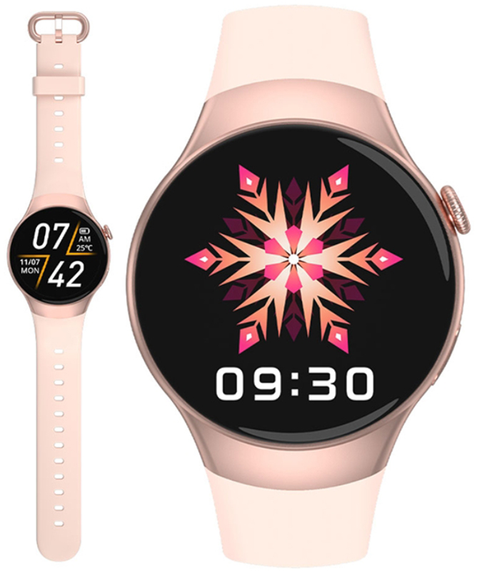 Rubicon Smartwatch RNCE87 różowe złoto SMARUB147