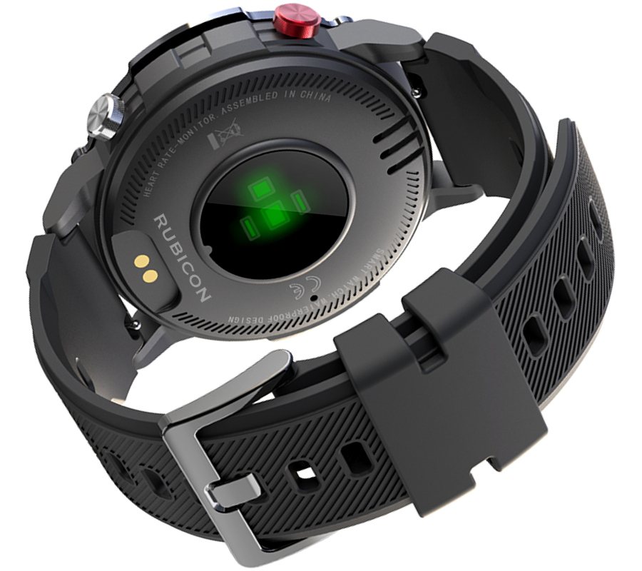 Rubicon SMARUB167 Smartwatch Smartwatch Rubicon RNCE91 czarny pasek - miniatura 5
