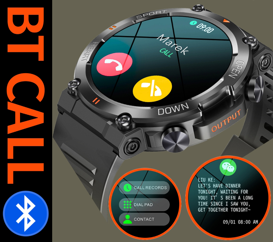 Rubicon SMARUB179 męski zegarek Smartwatch - miniatura 13