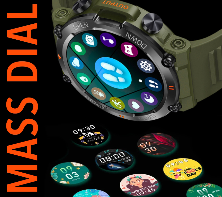 Rubicon SMARUB179 zegarek Smartwatch - miniatura 5