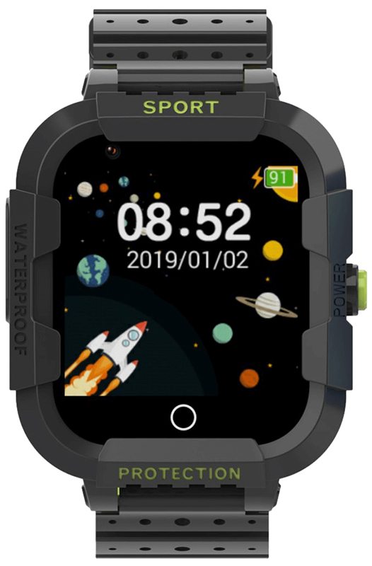 Rubicon SMASHE097 Smartwatch dziecięcy SW-LJL75 Black (RNCE75)