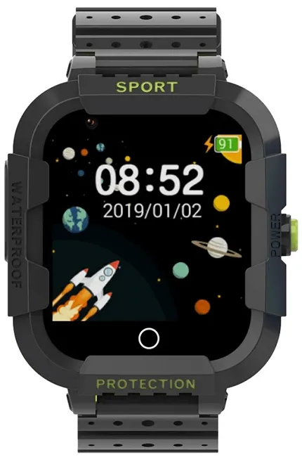 Rubicon SMASHE097 Smartwatch dziecięcy SW-LJL75 Black (RNCE75)