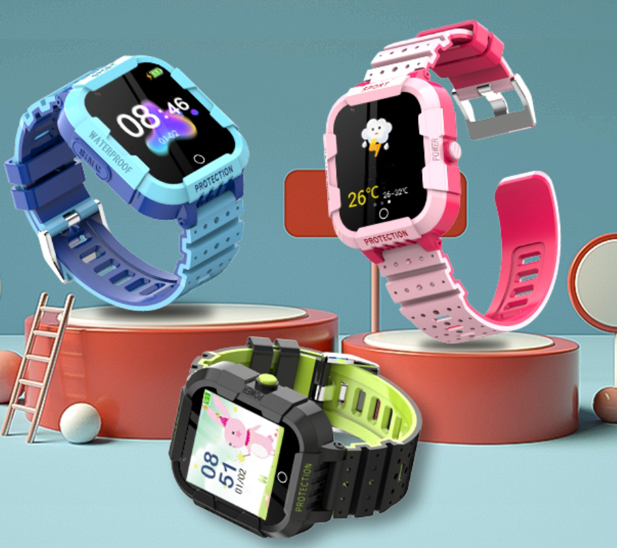 Rubicon SMASHE097 Smartwatch Smartwatch dziecięcy SW-LJL75 Black (RNCE75) zegarek dla dzieci sportowy z tworzywa sztucznego