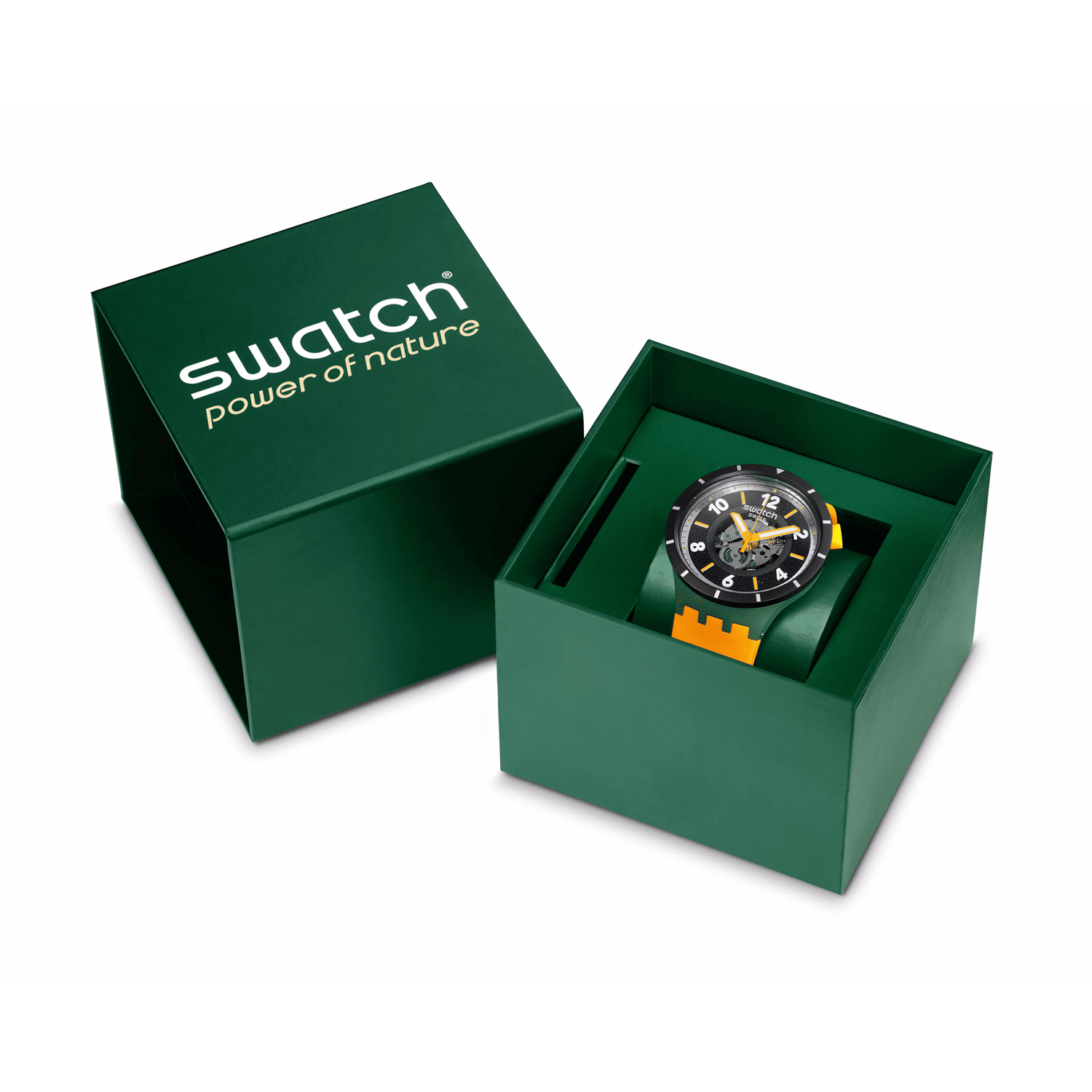 SB03G107 zegarek czarny fashion-modowy Big Bold pasek - miniatura 5