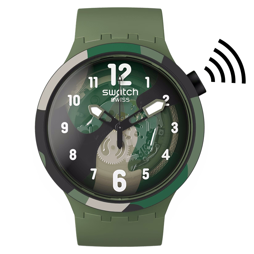 SB05G108-5300 zegarek zielony fashion-modowy Big Bold pasek