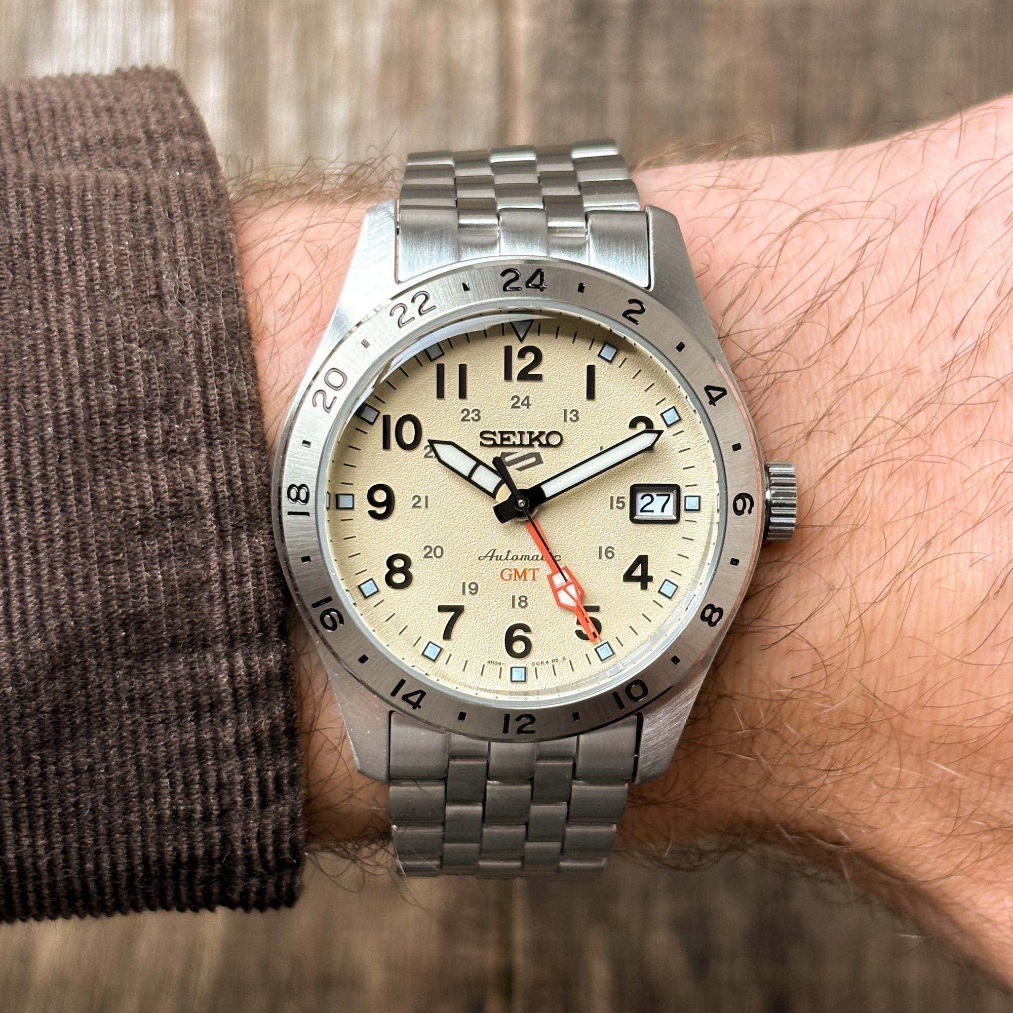 Seiko HDB002K1 zegarek męski klasyczny Sports Automat bransoleta - miniatura 10