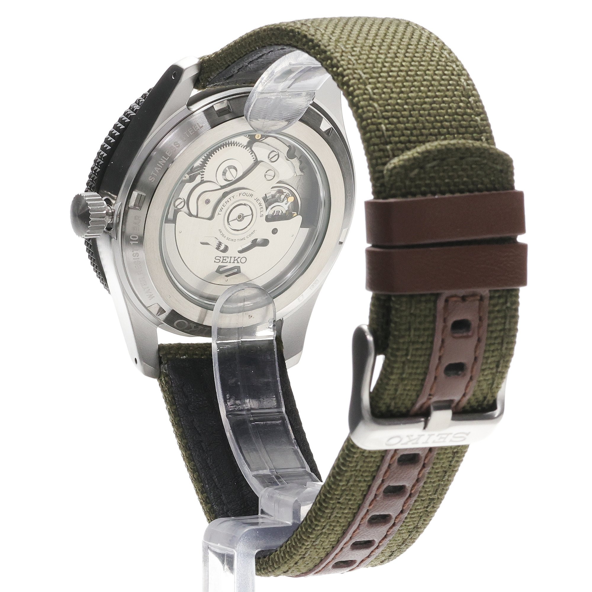 Seiko HDB008K1 Sports Automat 5 Sports Automatic Field zegarek męski klasyczny mineralne utwardzane - miniatura 4