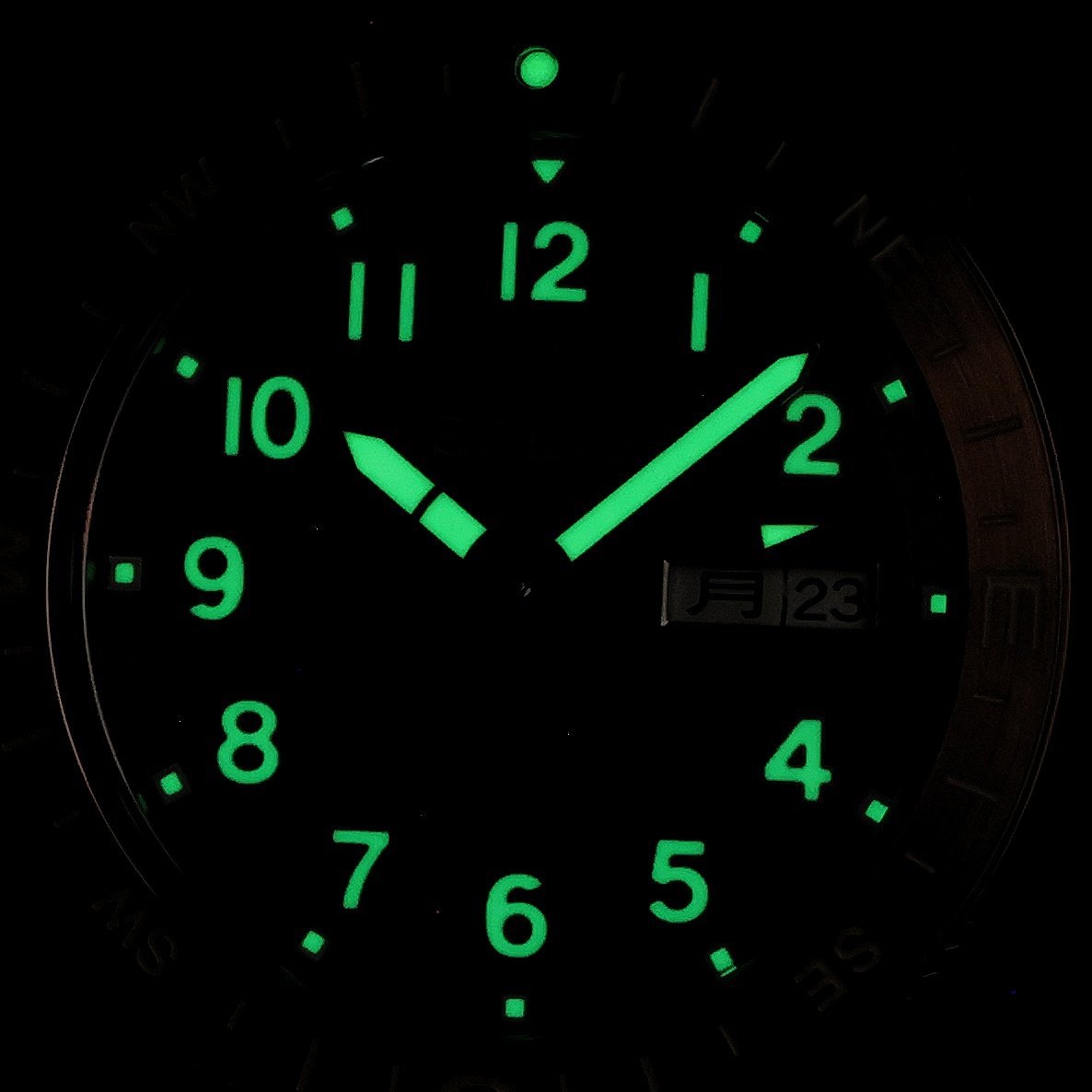 Seiko HDB009K1 zegarek męski klasyczny Sports Automat pasek - miniatura 5