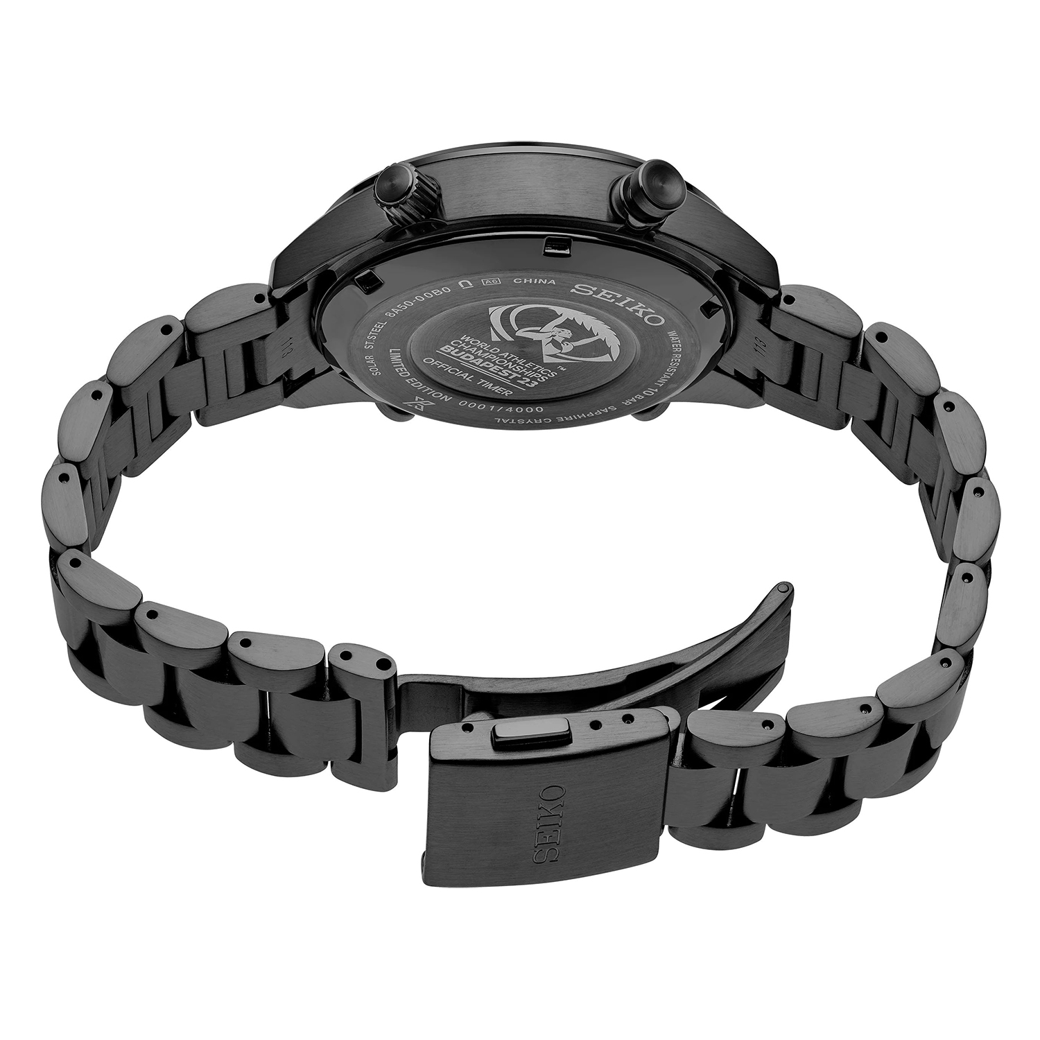Seiko SFJ007P1 zegarek męski sportowy Prospex bransoleta - miniatura 4