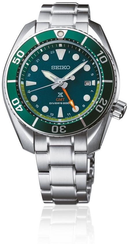 Seiko SFK003J1 Prospex Seascape SUMO Solar GMT Diver Prospex klasyczny zegarek srebrny - miniatura 8