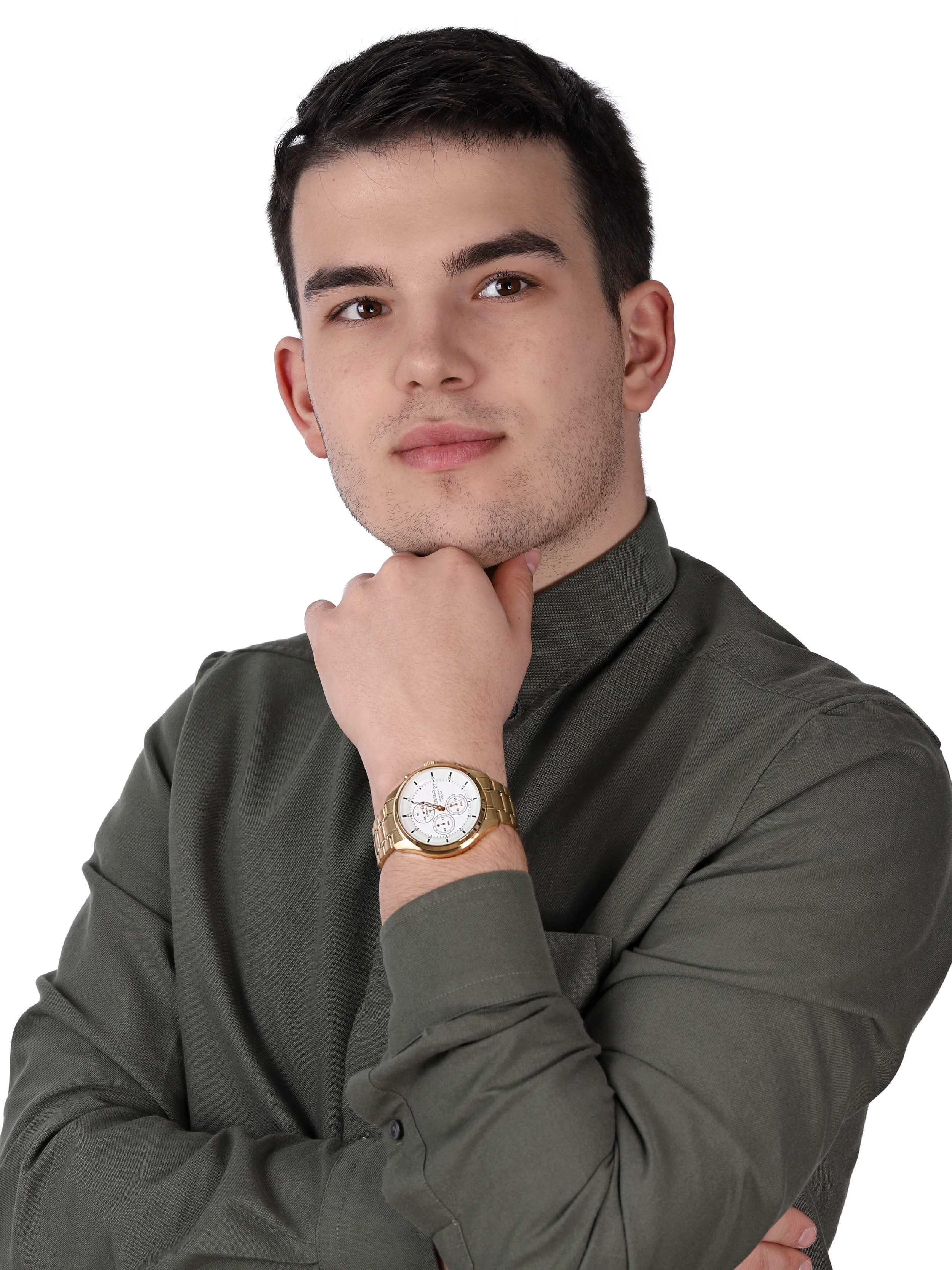 Seiko SKS544P1 Chronograph zegarek męski klasyczny mineralne utwardzane - miniatura 2