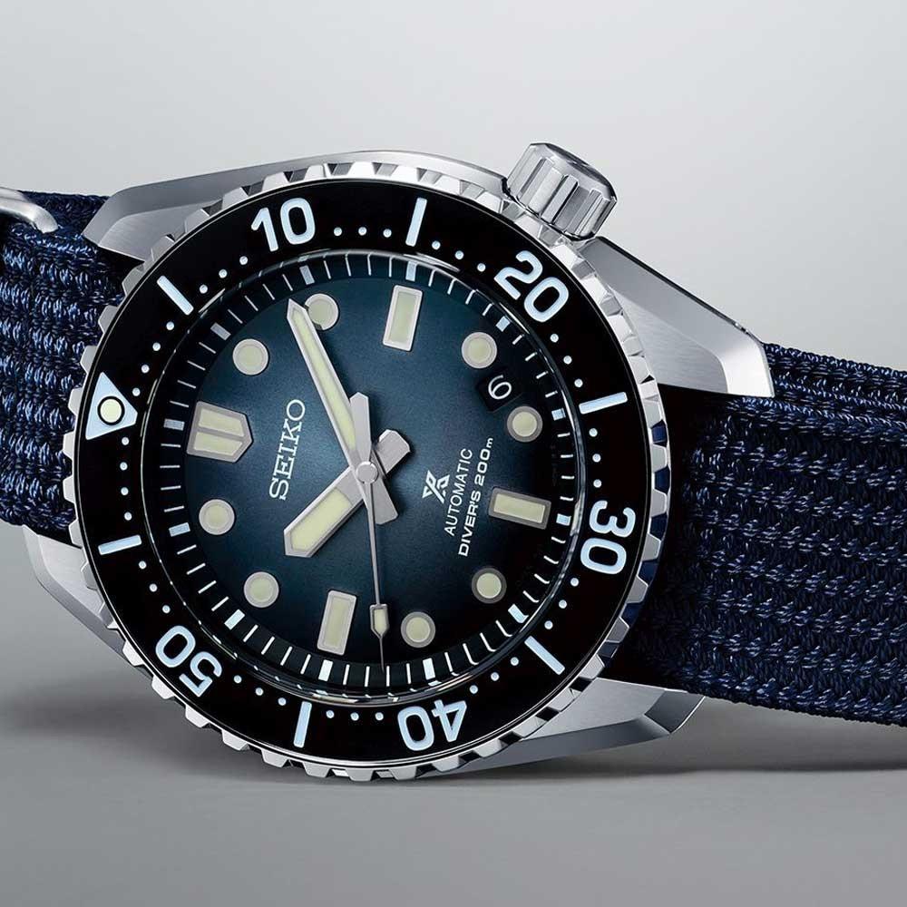 Seiko SLA055J1 Prospex Prospex 1986 Professional Diver Antarctic Ice Limited Edition zegarek męski klasyczny szafirowe - miniatura 8