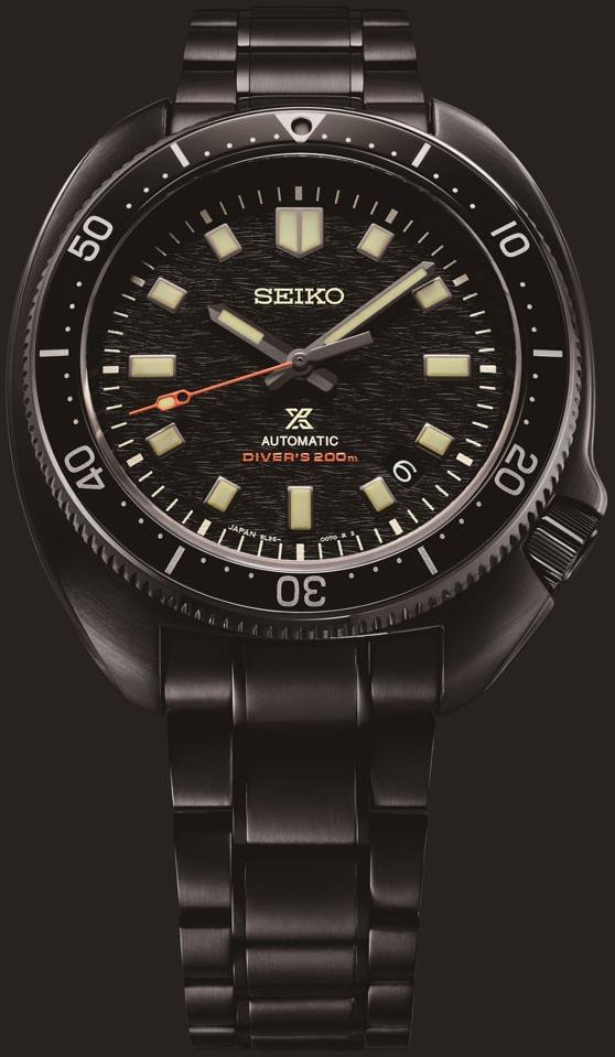 Seiko SLA061J1 zegarek czarny klasyczny Prospex bransoleta - miniatura 5