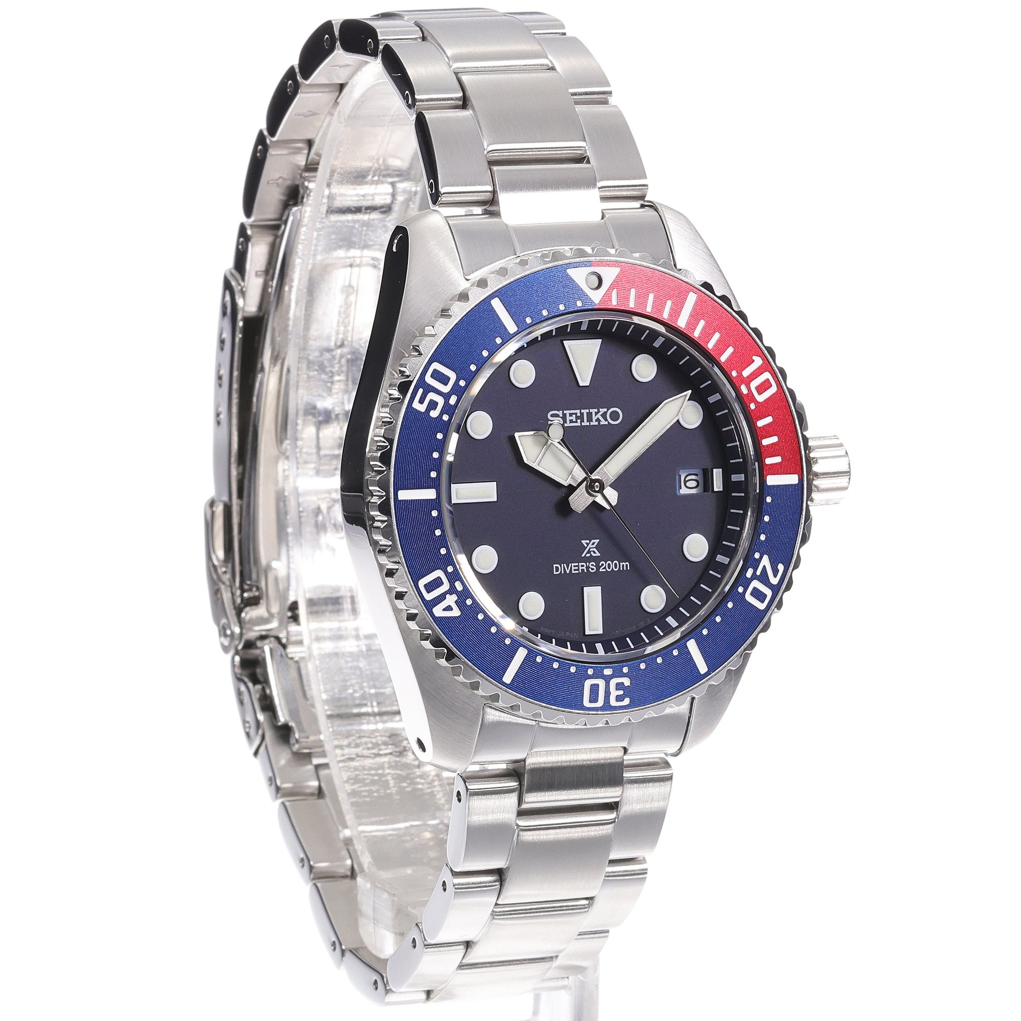 Seiko SNE595P1 zegarek srebrny sportowy Prospex bransoleta - miniatura 3