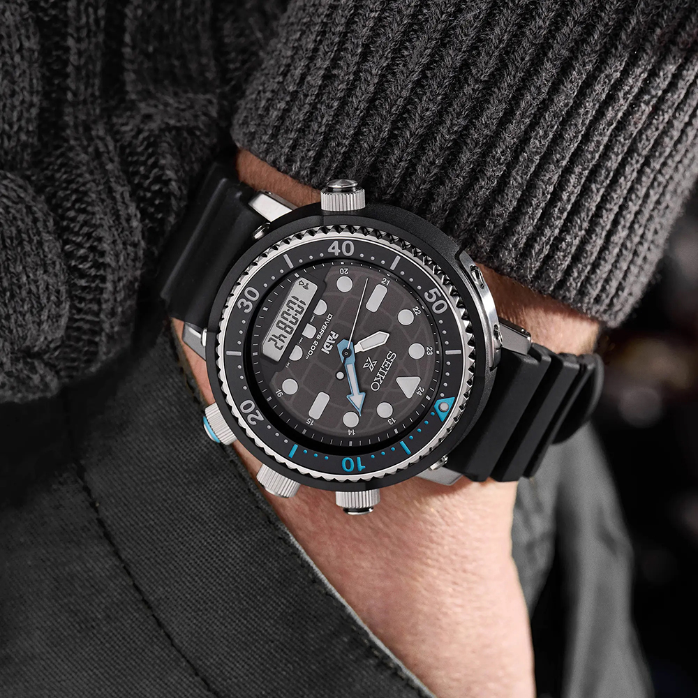 Seiko SNJ035P1 męski zegarek Prospex pasek