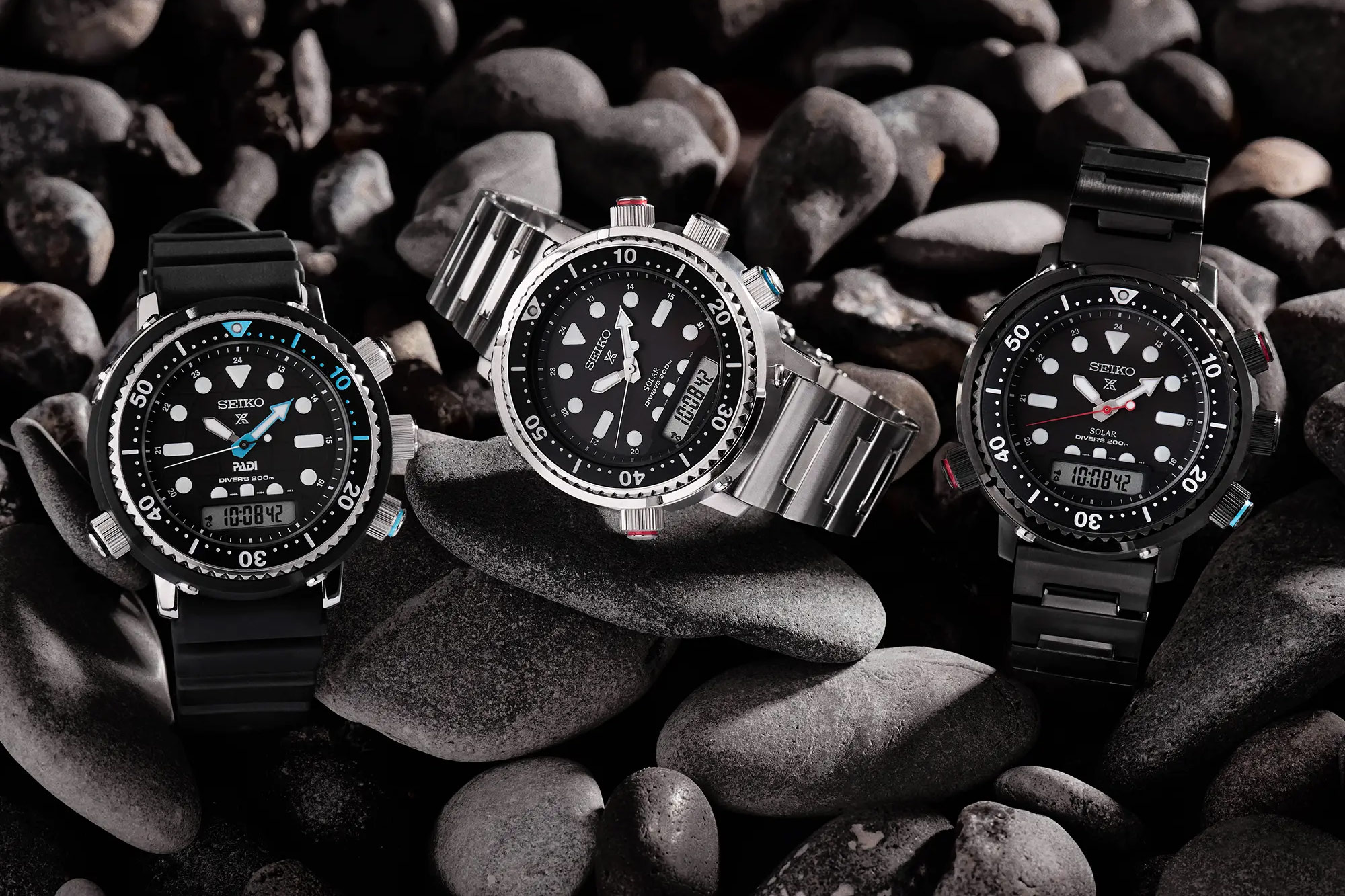 Seiko SNJ037P1 męski zegarek Prospex bransoleta