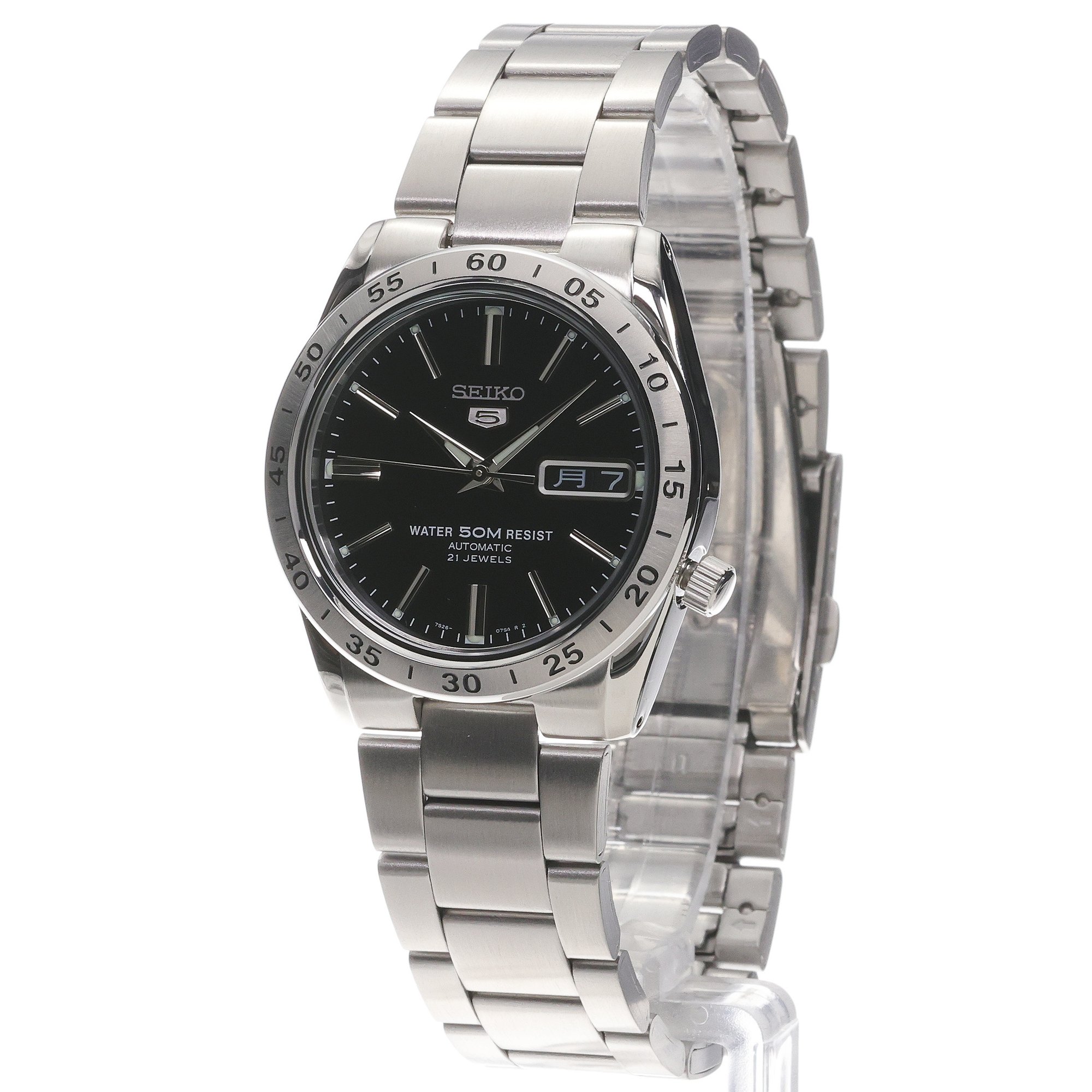 Seiko SNKE01K1 Automatic zegarek męski sportowy mineralne utwardzane - miniatura 2