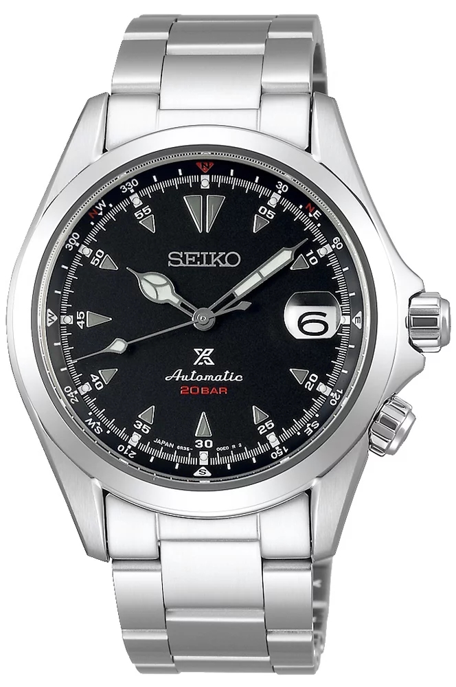 Seiko SPB117J1 zegarek srebrny klasyczny Prospex bransoleta - miniatura 2