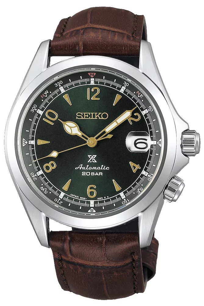 Seiko SPB121J1 zegarek srebrny klasyczny Prospex pasek - miniatura 2