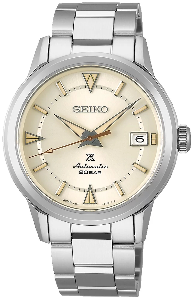 Seiko SPB241J1 zegarek srebrny klasyczny Prospex bransoleta - miniatura 2