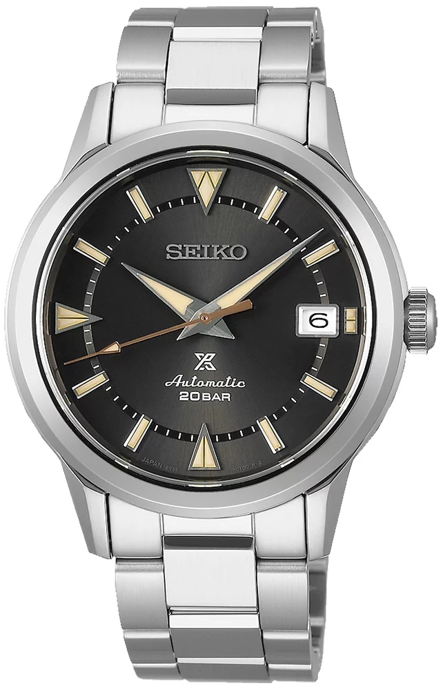 Seiko SPB243J1 zegarek srebrny klasyczny Prospex bransoleta - miniatura 2