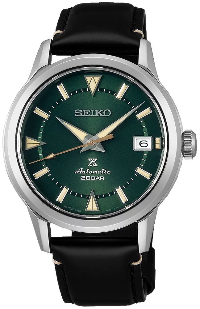 Seiko SPB245J1 zegarek srebrny klasyczny Prospex pasek - miniatura 2