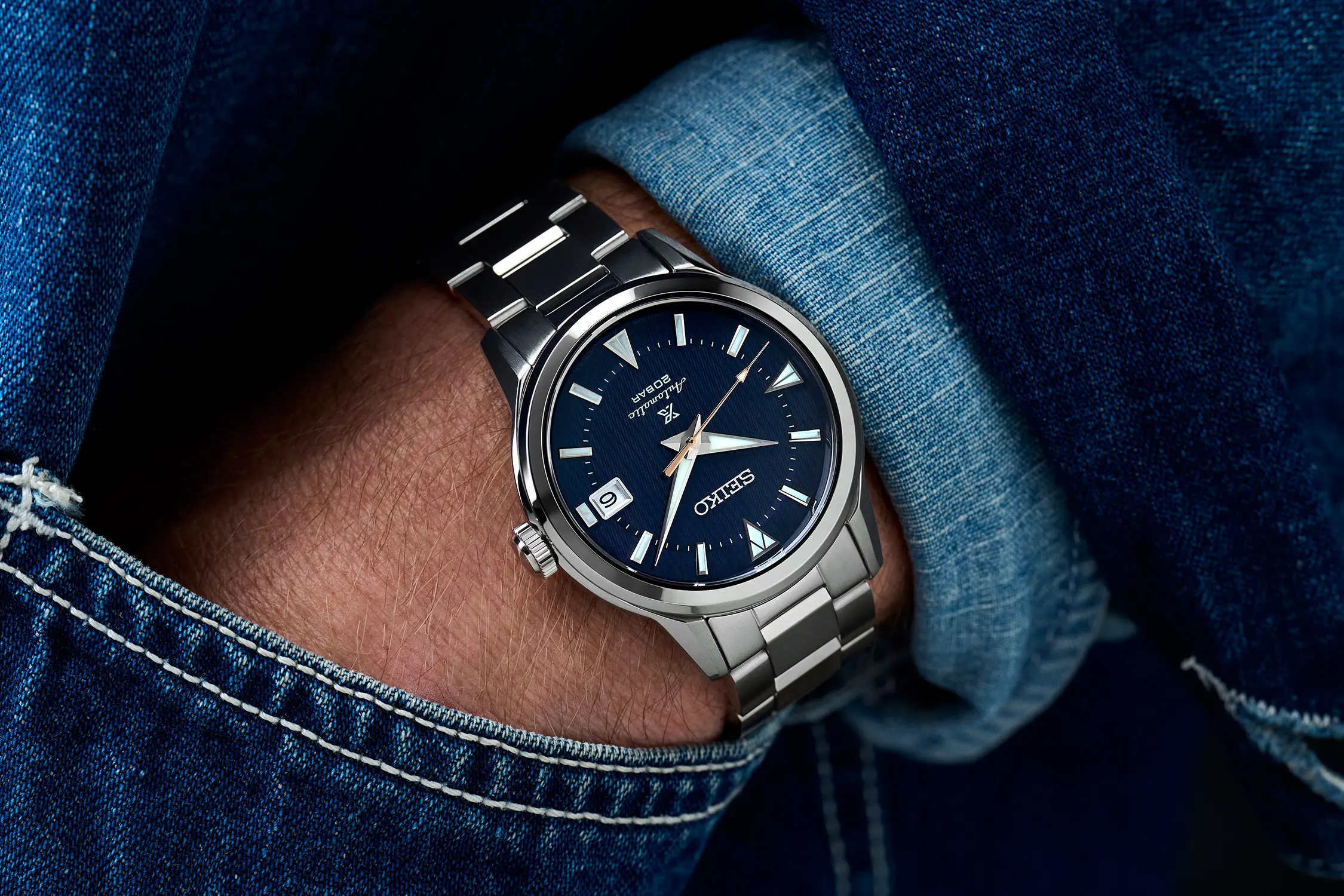 Seiko SPB249J1 Prospex Alpinist Deep Lake zegarek klasyczny Prospex - miniatura 5