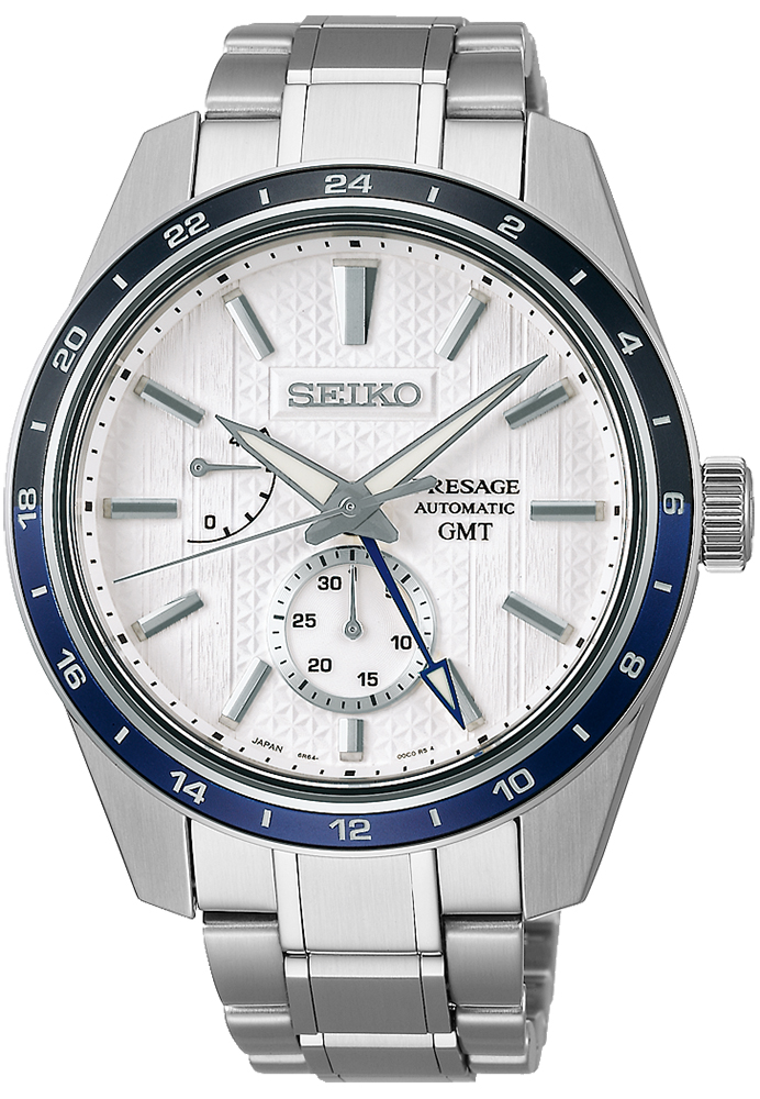Seiko Presage Sharp Edged Series GMT Zero Halliburton Limited Edition SPB269J1