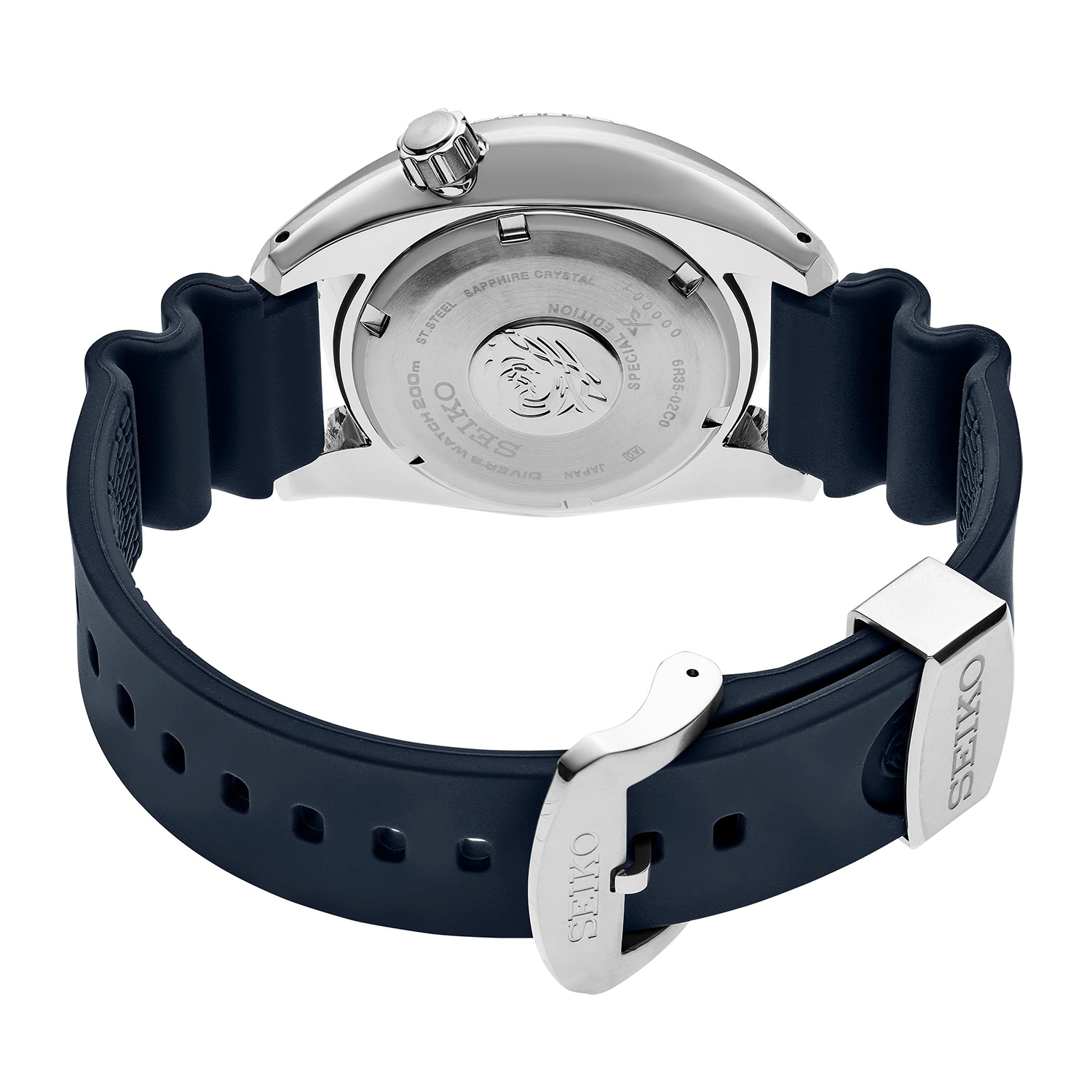 Seiko SPB325J1 zegarek srebrny klasyczny Prospex pasek - miniatura 4