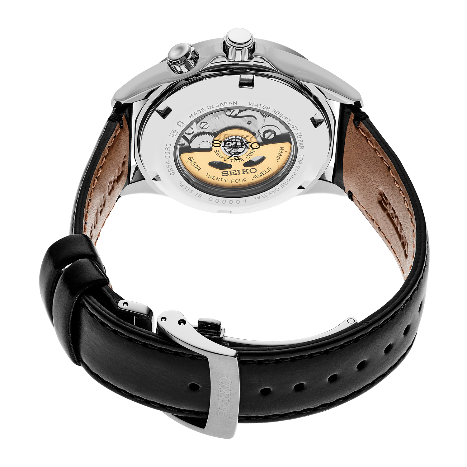 Seiko SPB379J1 Prospex Prospex Alpinist Mechanical GMT zegarek męski klasyczny szafirowe - miniatura 6