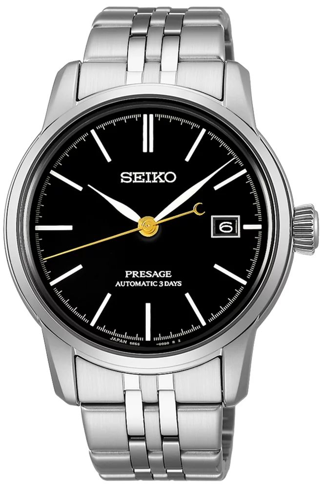 Seiko SPB405J1 Presage Craftmanship Urushi Lacquer Presage klasyczny zegarek srebrny - miniatura 2