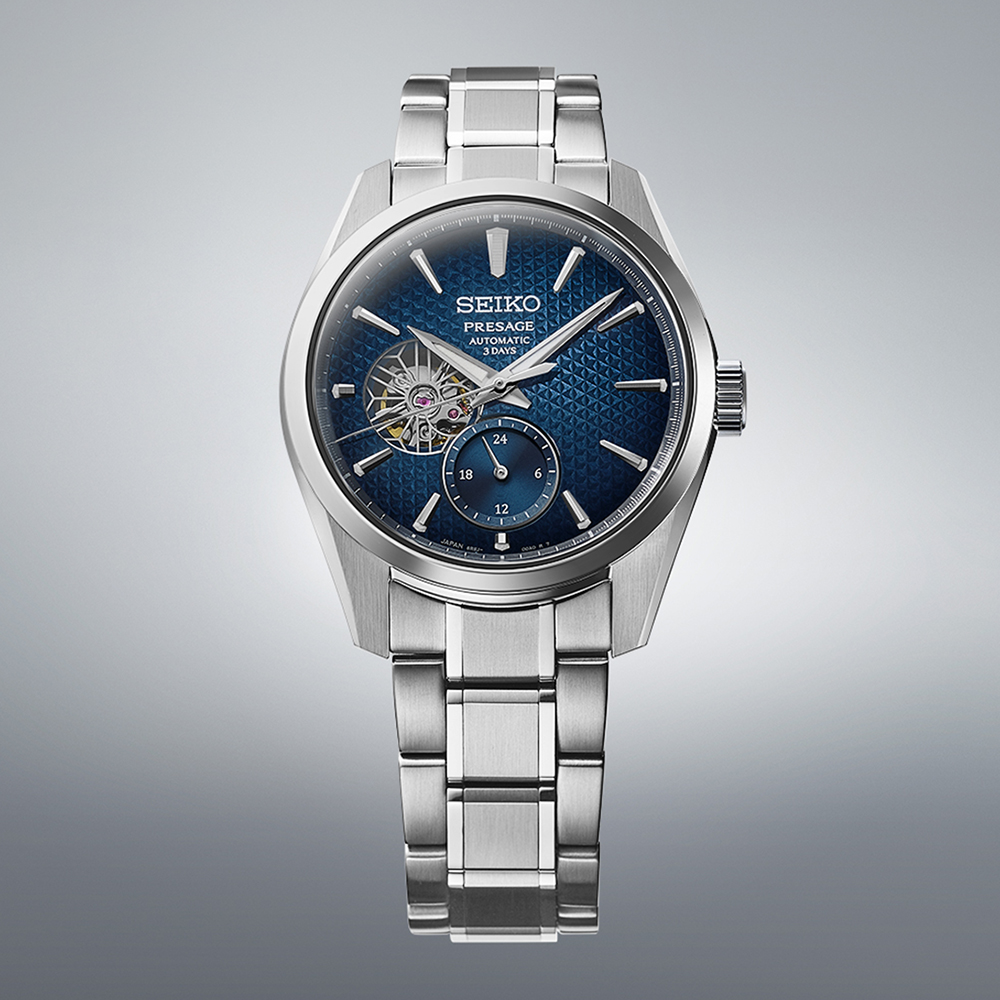 Seiko SPB417J1 Presage Automatic Open-Heart Sharp-Edged Presage zegarek