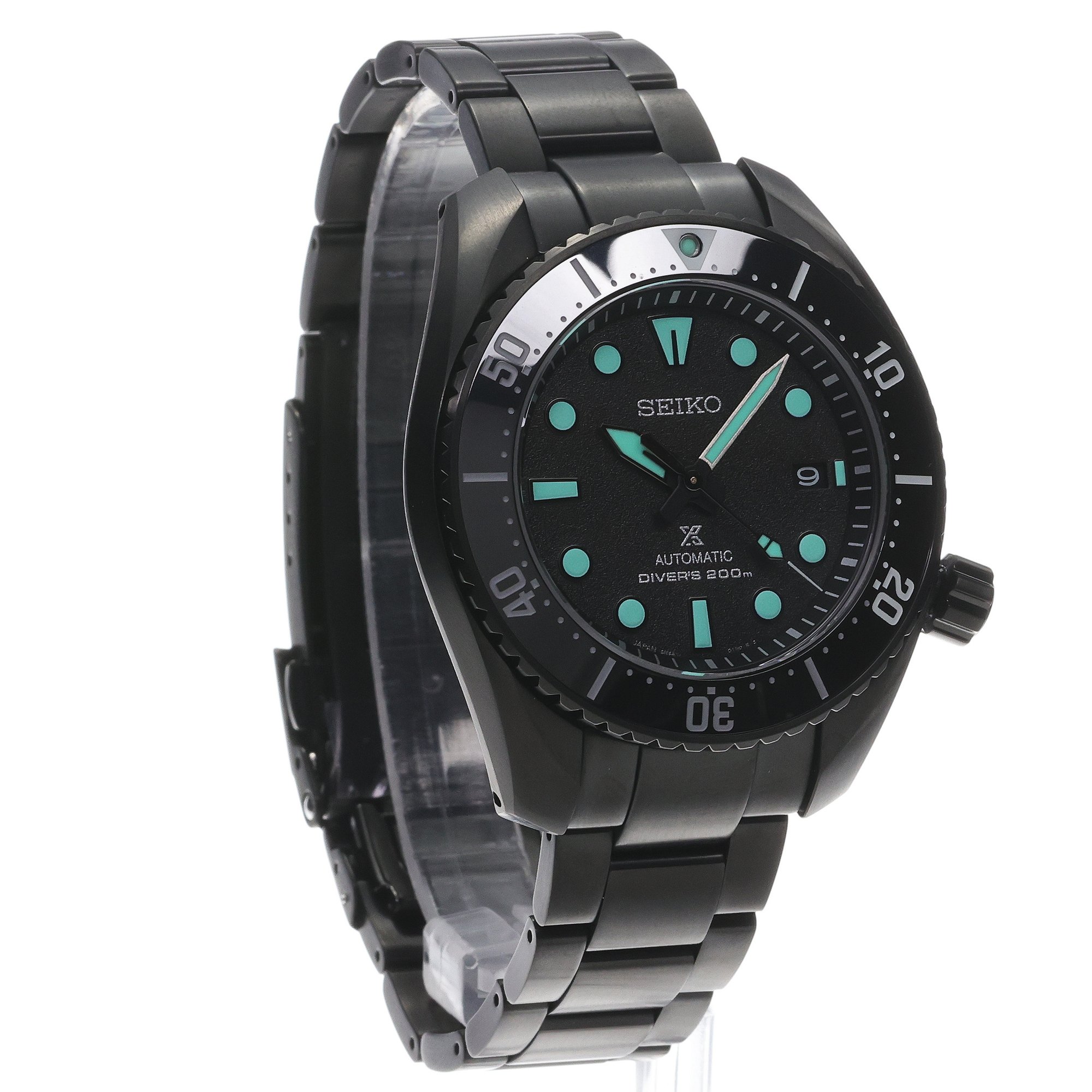 Seiko SPB433J1 Prospex Prospex Night Vision Black Series Sumo Diver Limited Edition bransoleta - miniatura 2